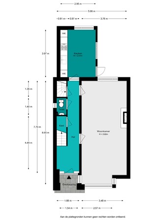 Plattegrond - Driehoefijzersstraat 29, 4765 BH Zevenbergschen Hoek - Driehoefijzersstraat 29 Begane grond - 2D.jpg